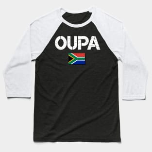 Oupa ( Grandpa ) with South Africa Flag Baseball T-Shirt